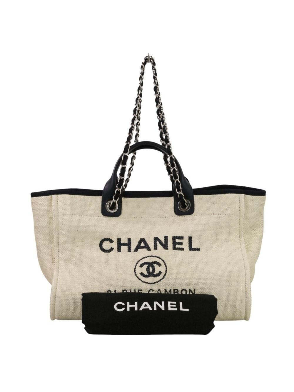 Chanel Deauville Tote Canvas With #287637C34B